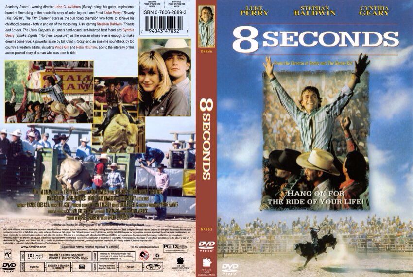 8 Seconds DVD movie collectible [Barcode 794043478321] - Main Image 2