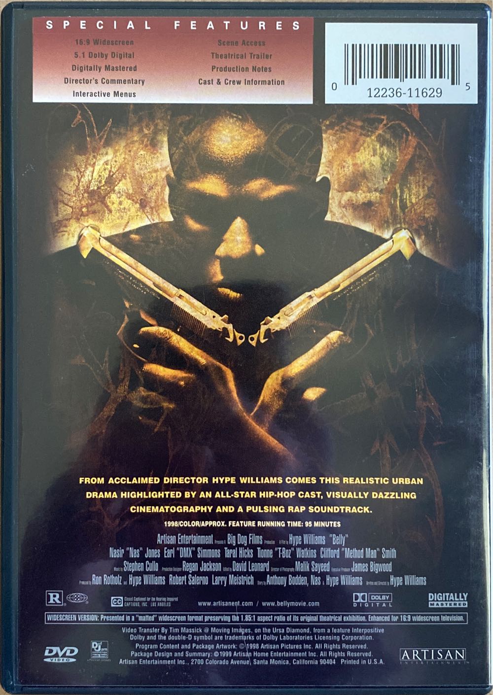 Belly DVD movie collectible [Barcode 012236116295] - Main Image 2
