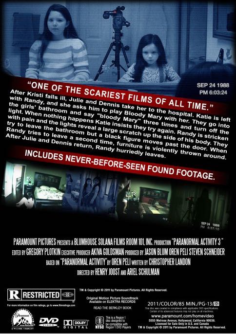 Paranormal Activity DVD movie collectible - Main Image 2