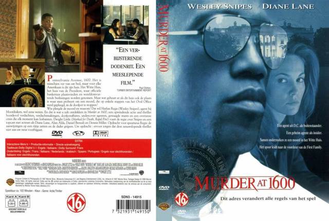 Murder At 1600 DVD movie collectible [Barcode 085391491521] - Main Image 2