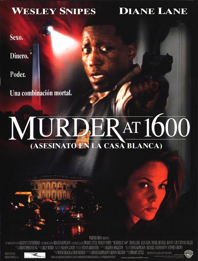 Murder At 1600 DVD movie collectible [Barcode 9325336000656] - Main Image 2