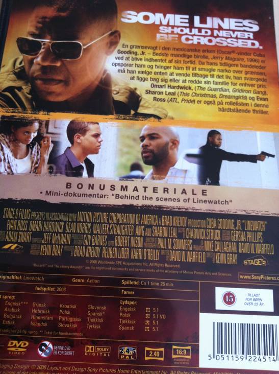 Linewatch DVD movie collectible [Barcode 5051159224514] - Main Image 2