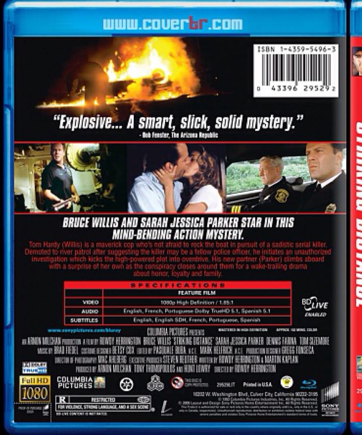 Striking Distance Blu-ray movie collectible [Barcode 043396295292] - Main Image 2