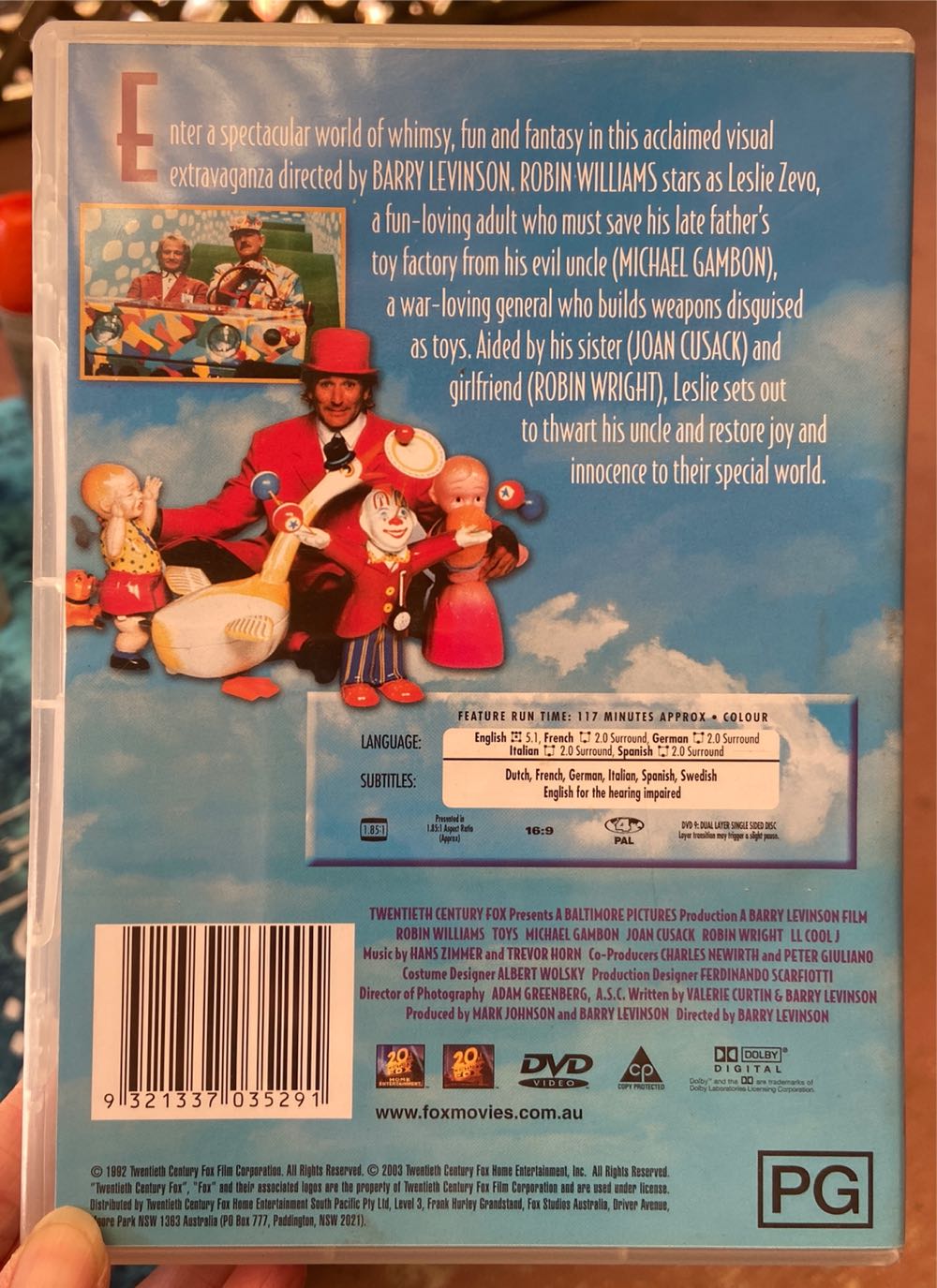 Toys DVD movie collectible [Barcode 9321337035291] - Main Image 3