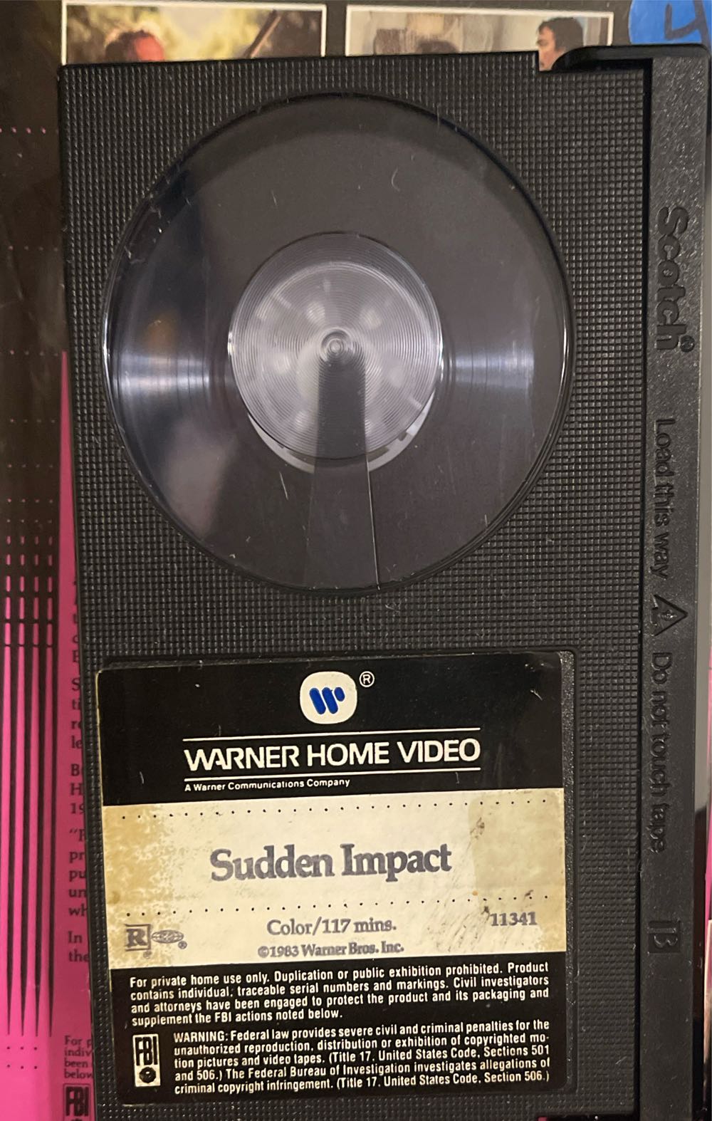Sudden Impact Betamax movie collectible [Barcode 085391791836] - Main Image 3
