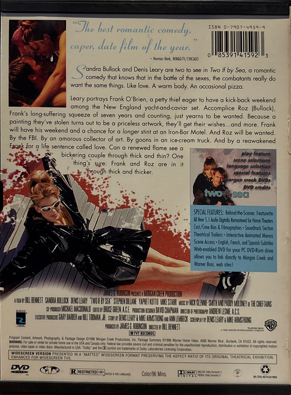 Two If By Sea DVD movie collectible [Barcode 085391415923] - Main Image 4