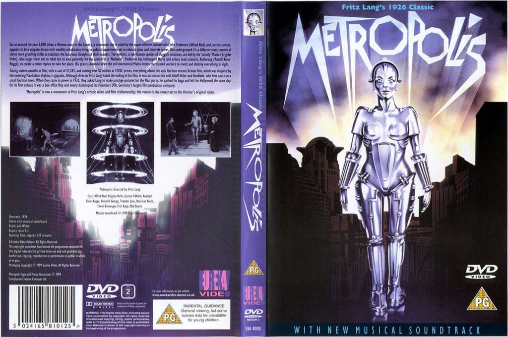 Metropolis DVD movie collectible [Barcode 5024165810125] - Main Image 2