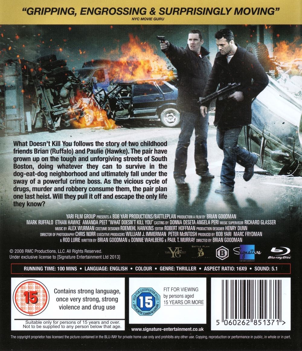 What Doesnt Kill You Blu-ray movie collectible [Barcode 5060262851371] - Main Image 2
