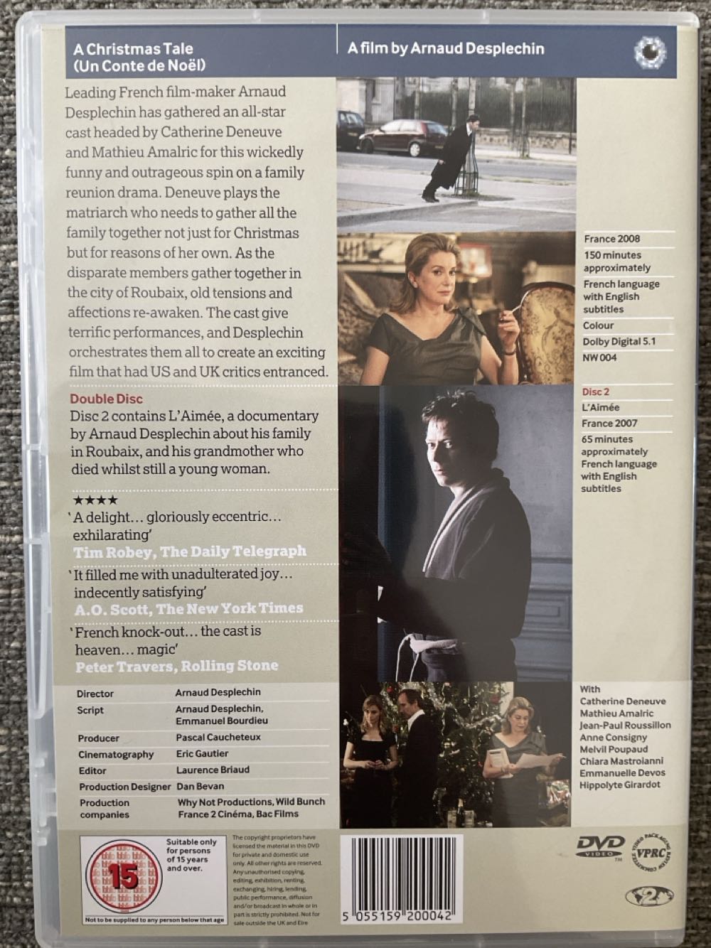 A Christmas Tale DVD movie collectible [Barcode 5055159200042] - Main Image 2