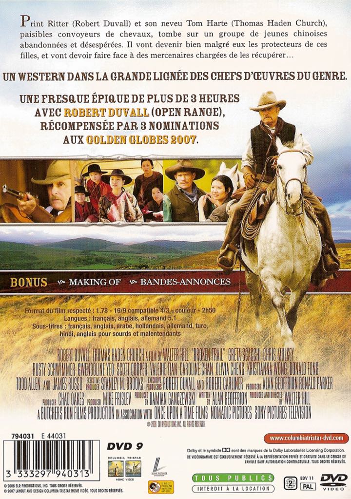 Broken Trail DVD movie collectible [Barcode 043396279759] - Main Image 2