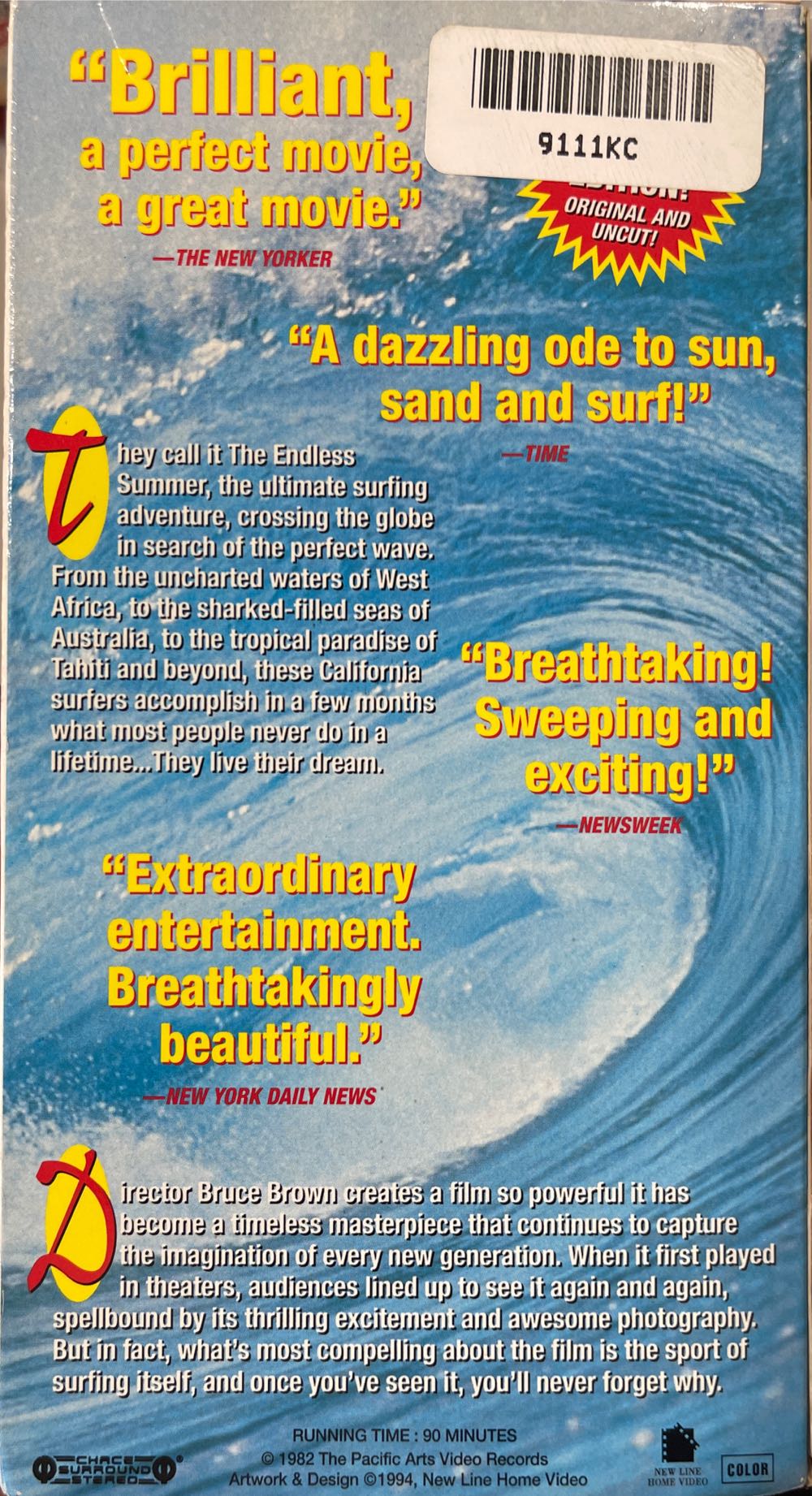 The Endless Summer VHS movie collectible [Barcode 794043402838] - Main Image 2