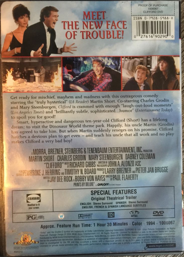 Clifford DVD movie collectible - Main Image 2