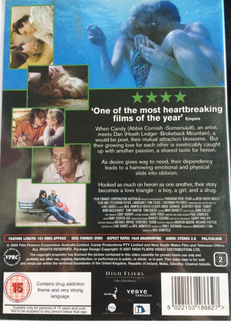 Candy DVD movie collectible [Barcode 5022153186627] - Main Image 2