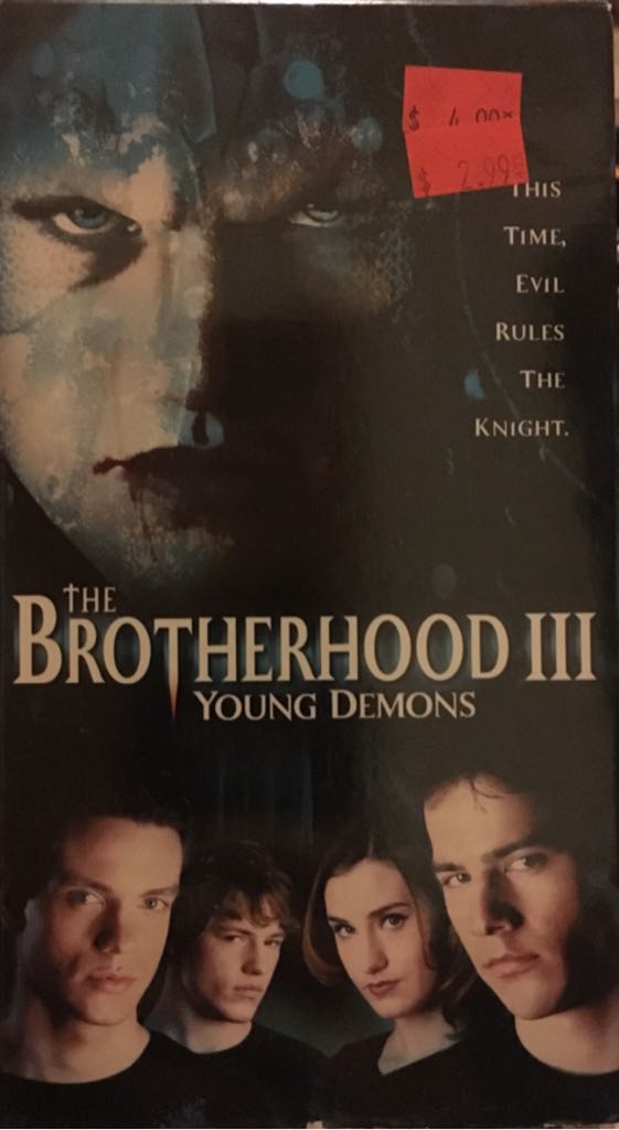 The Brotherhood III: Young Demons VHS movie collectible [Barcode 733807401182] - Main Image 1