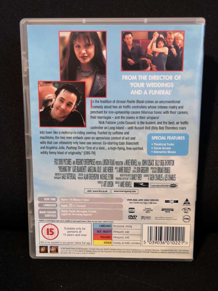 Pushing Tin DVD movie collectible [Barcode 5039036010221] - Main Image 2