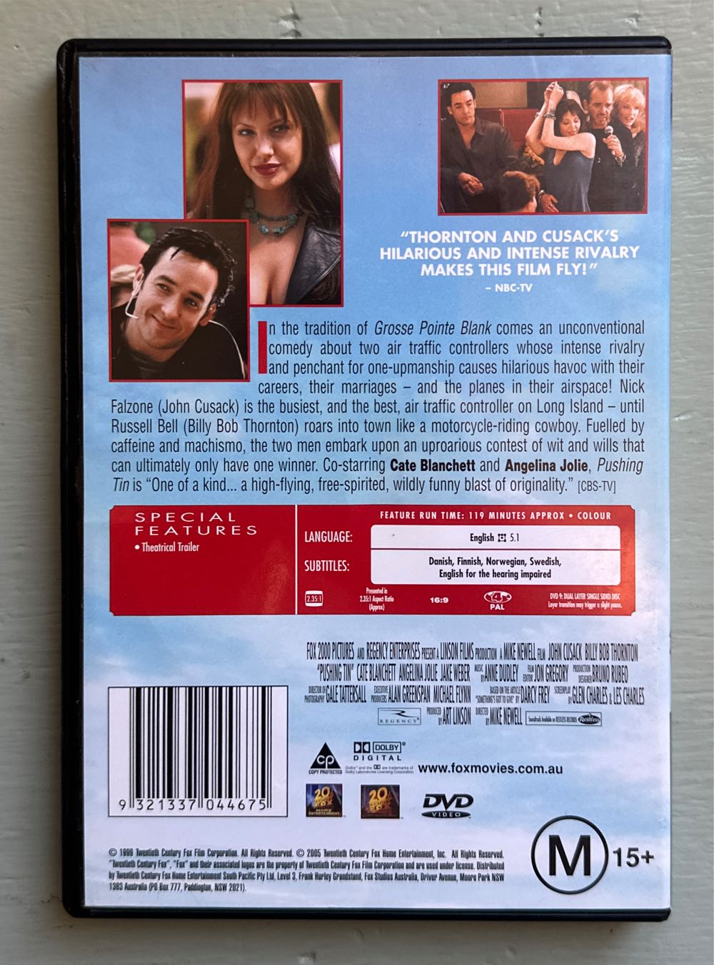 Pushing Tin DVD movie collectible [Barcode 9321337044675] - Main Image 2