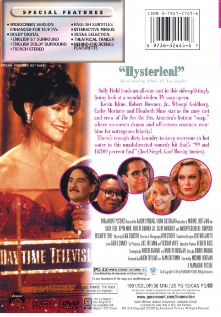 Soapdish DVD movie collectible [Barcode 097361458465] - Main Image 2