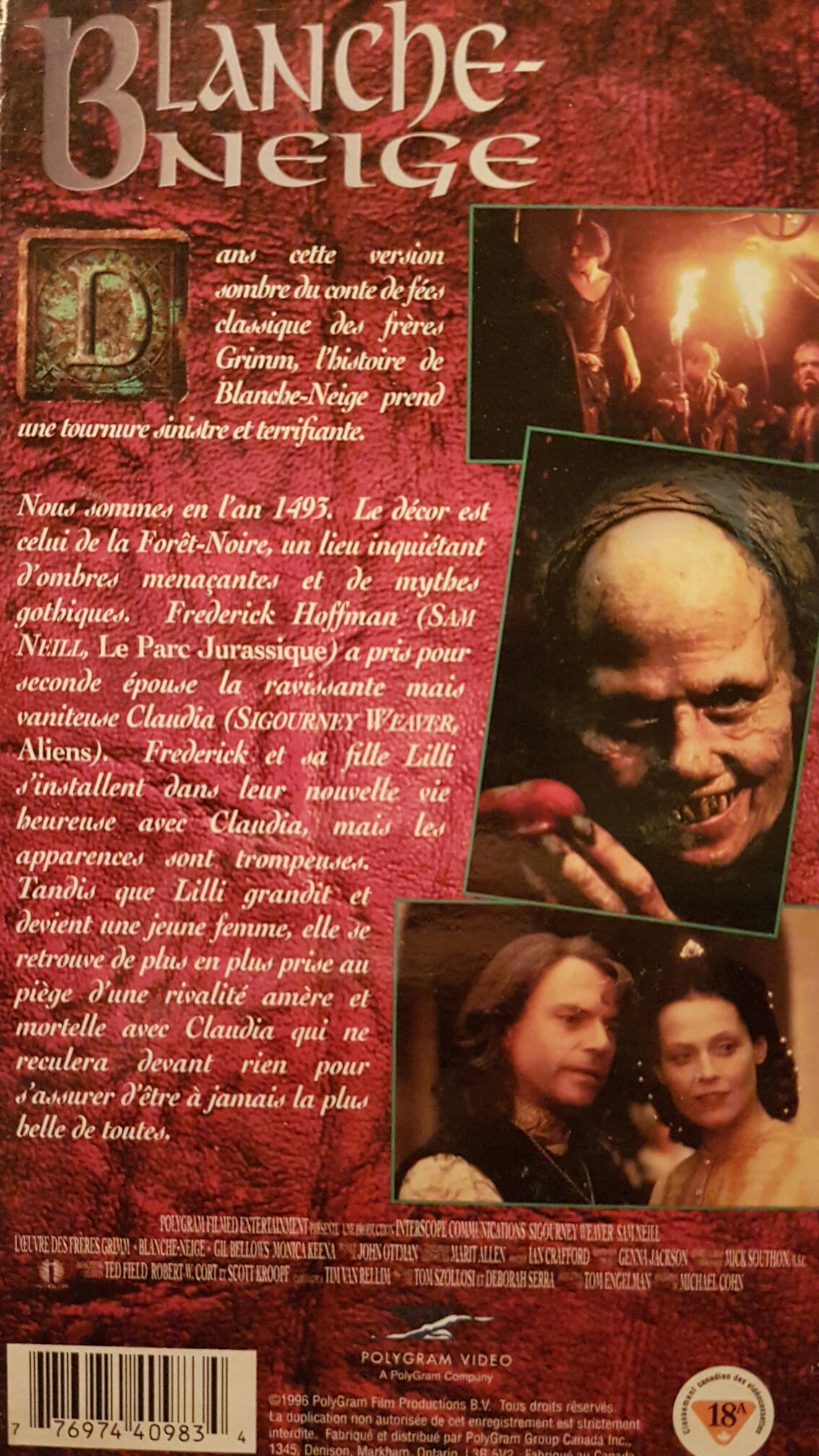 Snow White: A Tale of Terror DVD movie collectible [Barcode 5050582405279] - Main Image 2