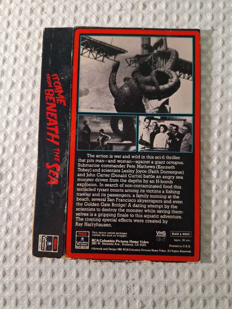 It Came From Beneath the Sea VHS movie collectible [Barcode 043396604919] - Main Image 2