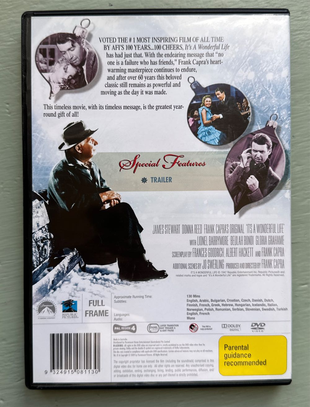 It’s a Wonderful Life DVD movie collectible [Barcode 9324915081130] - Main Image 2