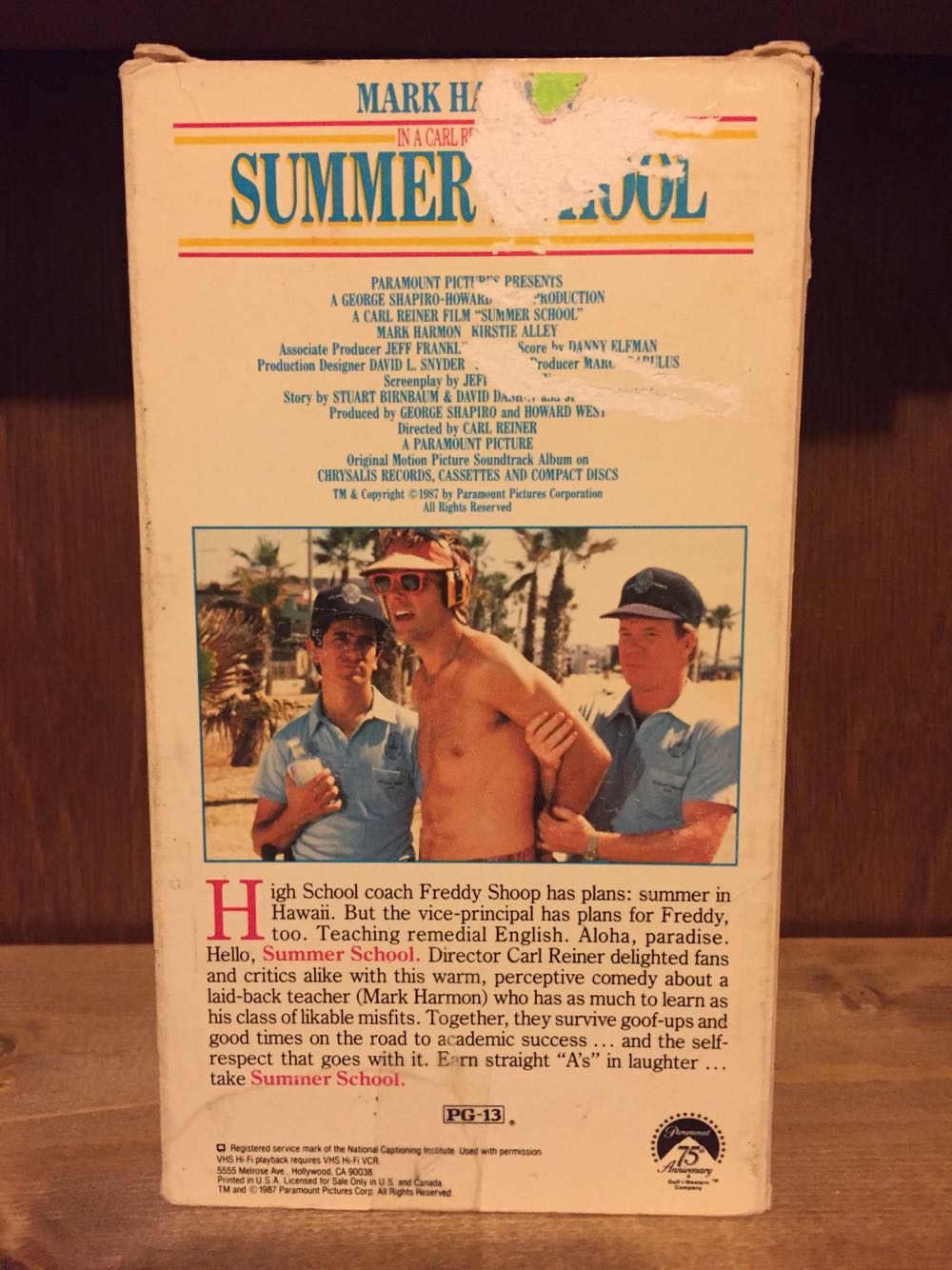 Summer School VHS movie collectible [Barcode 037757215180] - Main Image 2