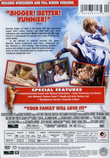 Big Momma’s House 2 DVD movie collectible [Barcode 024543237211] - Main Image 2