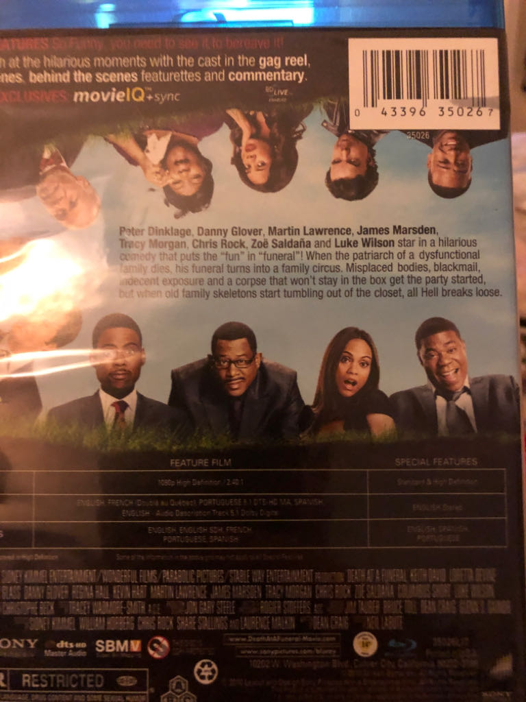 Death at a Funeral DVD movie collectible [Barcode 043396350267] - Main Image 2