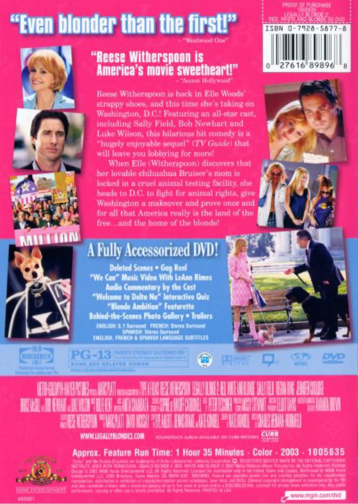 Legally Blonde 2 DVD-R movie collectible - Main Image 2