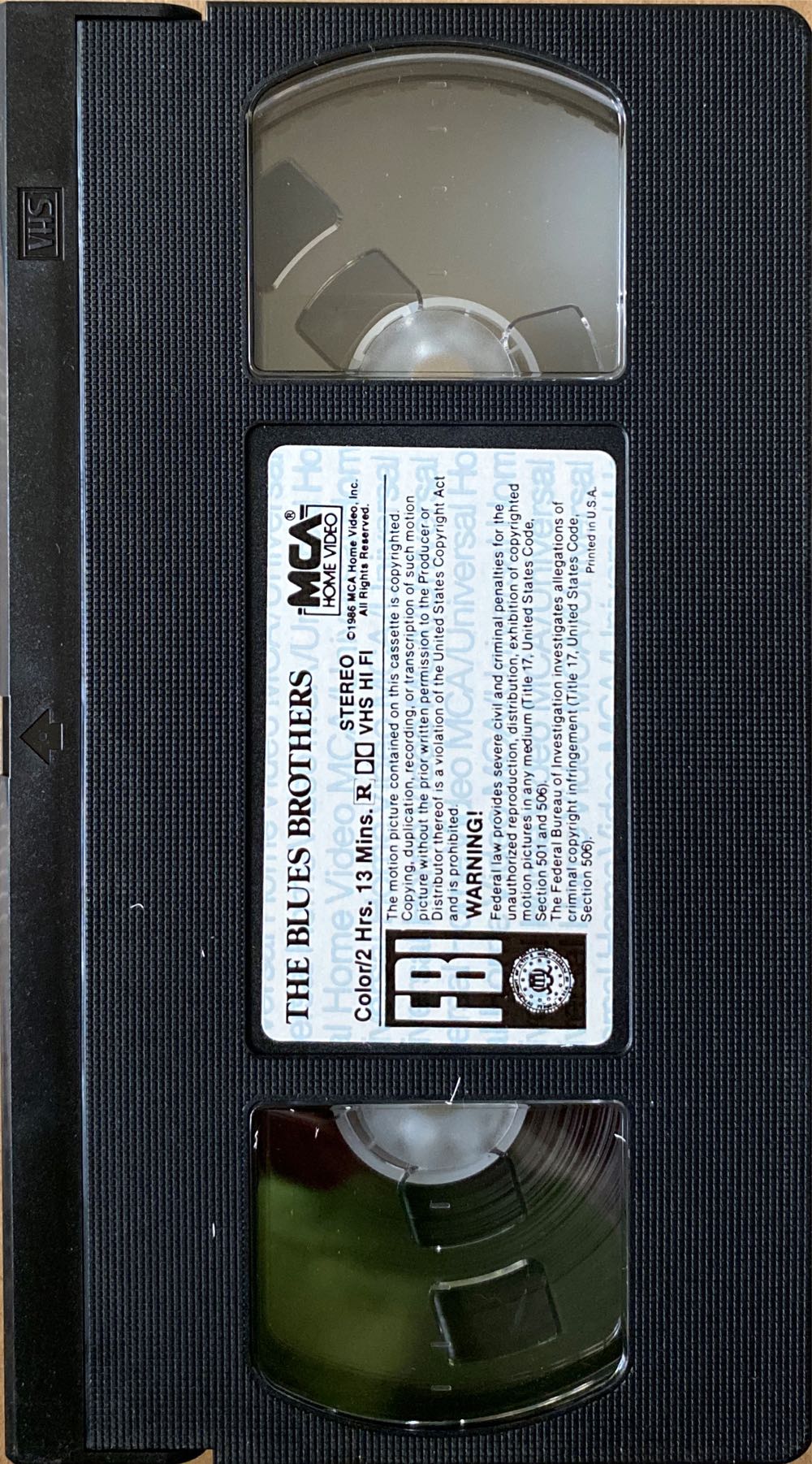 VHS-  The Blues Brothers VHS movie collectible [Barcode 047897700033] - Main Image 3