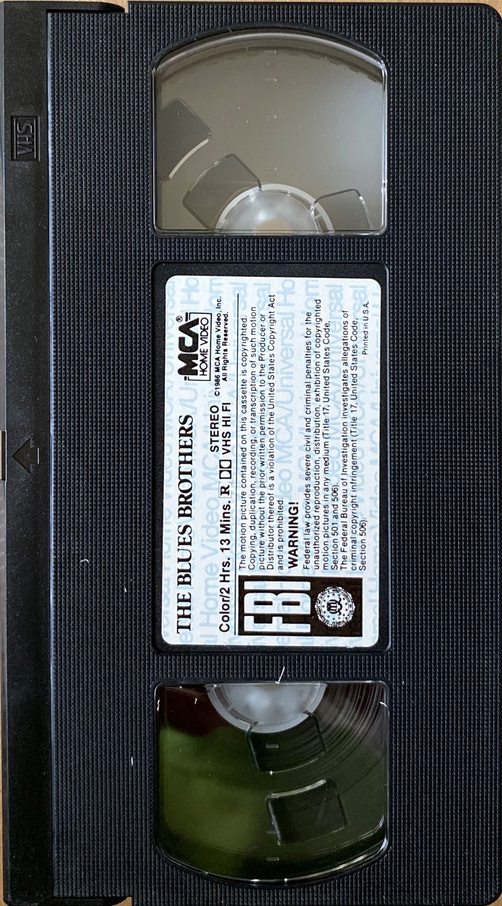 Blues Brothers VHS movie collectible [Barcode 047897700033] - Main Image 3