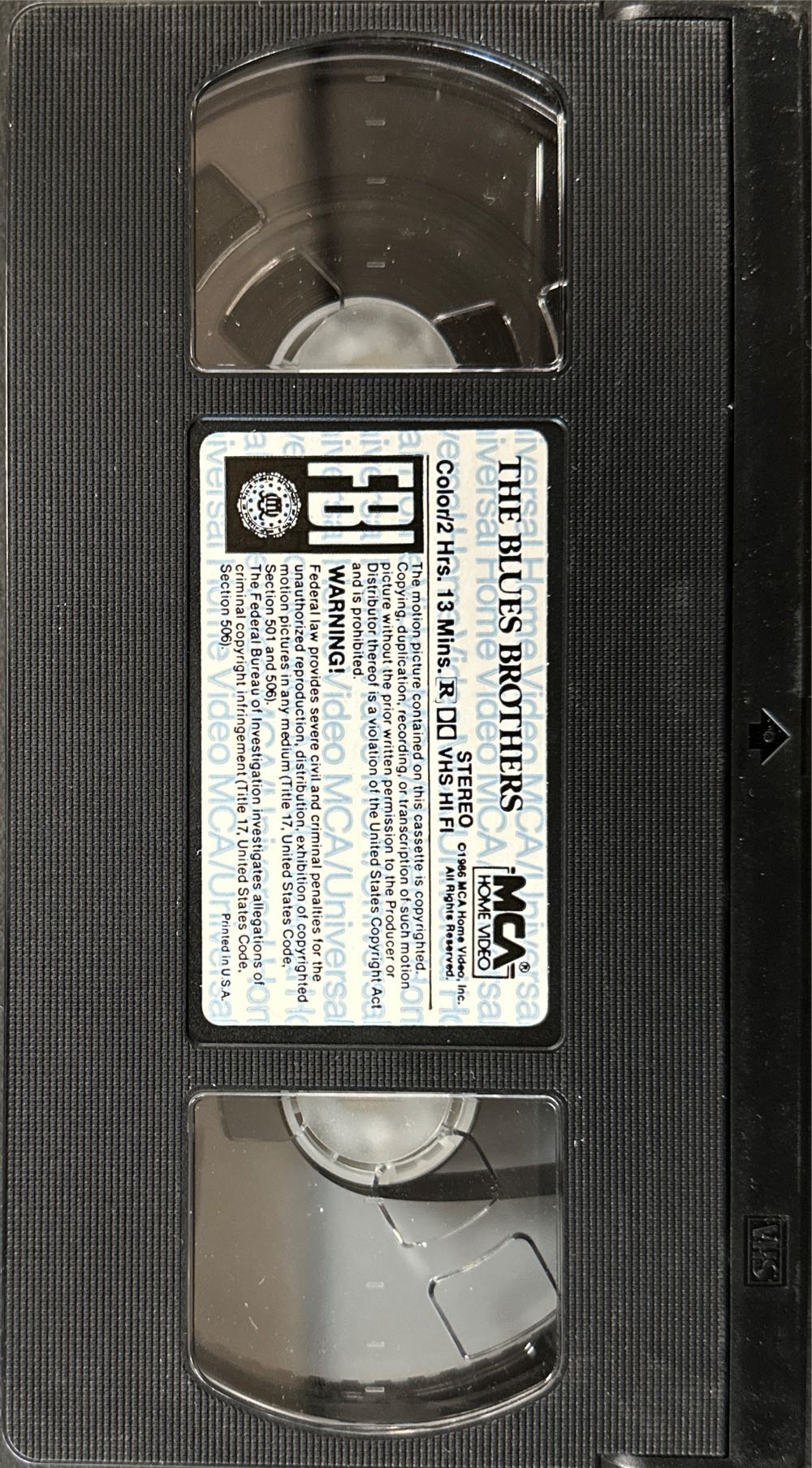 Blues Brothers VHS movie collectible [Barcode 047897700033] - Main Image 4