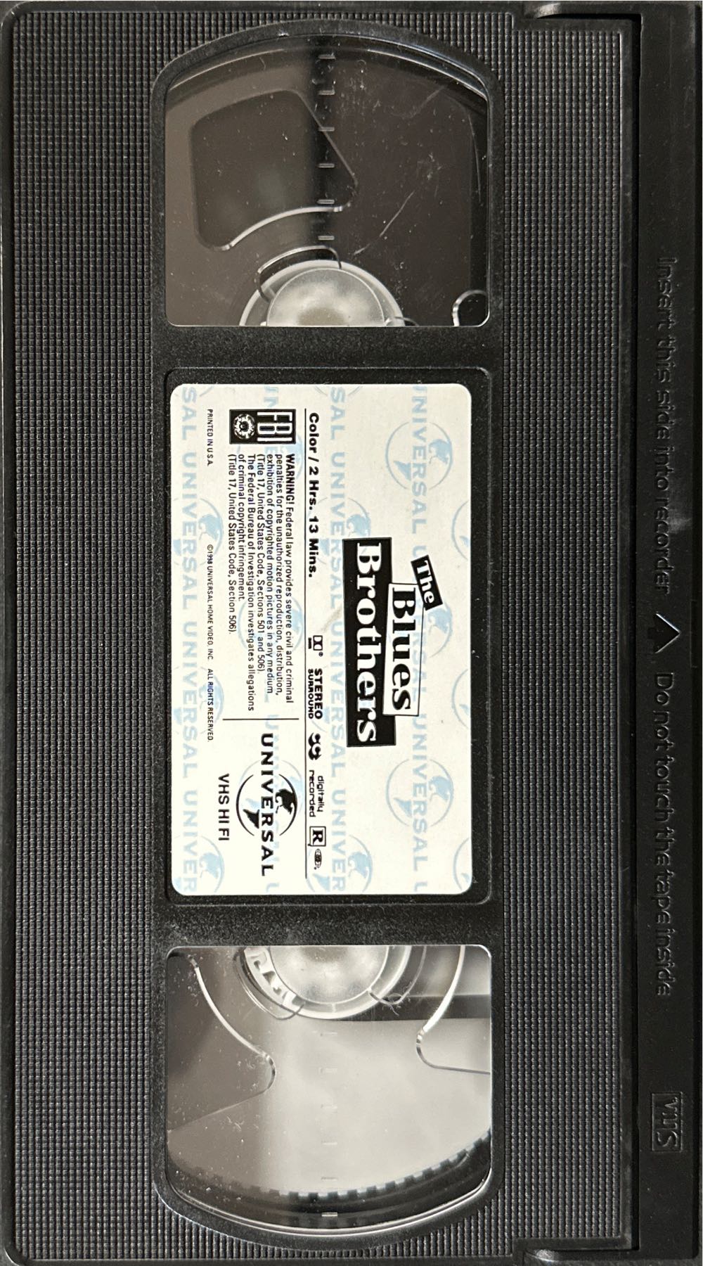 The Blues Brothers VHS movie collectible [Barcode 096898357937] - Main Image 4