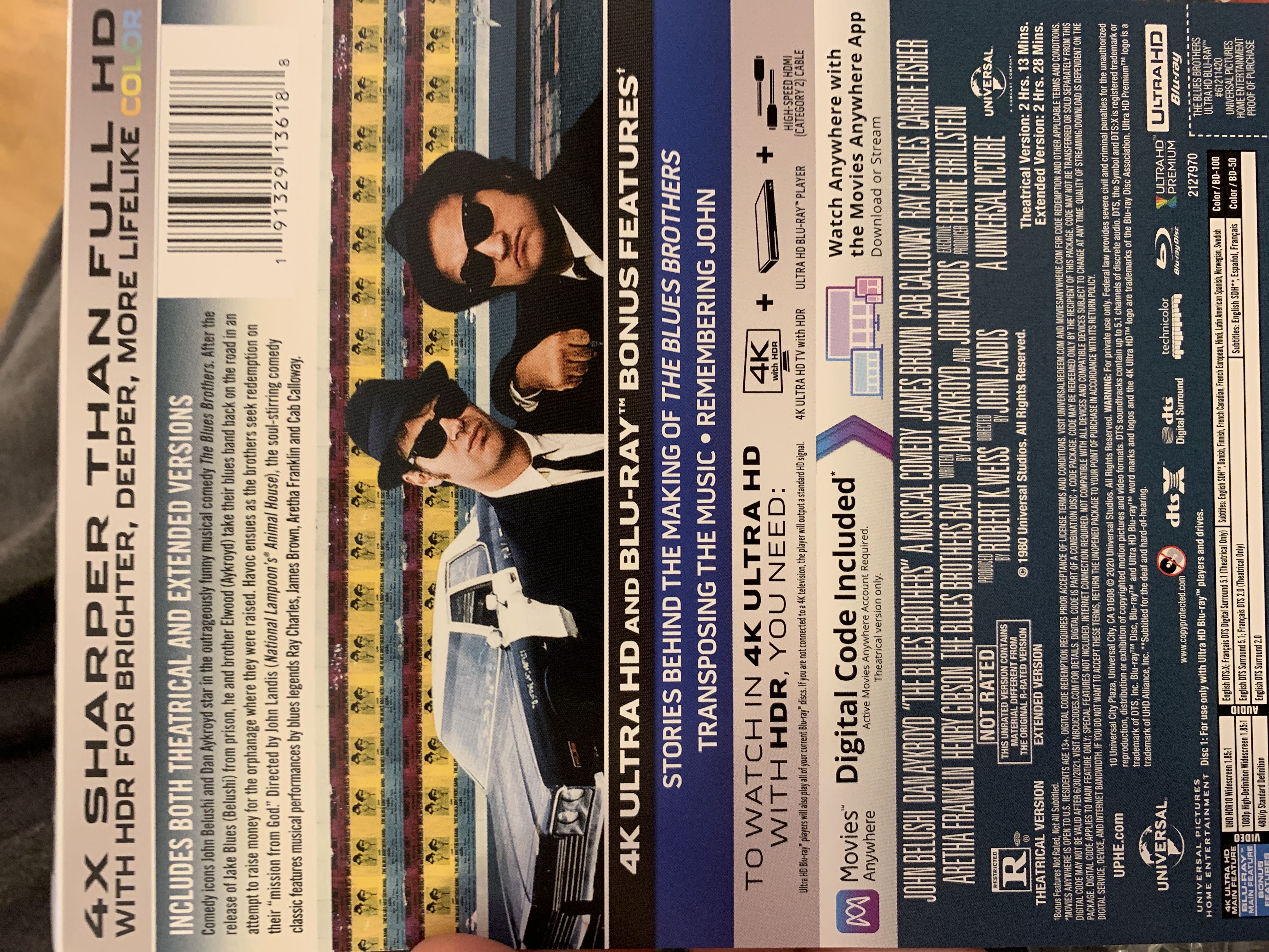 Blues Brothers, The Blu-ray movie collectible [Barcode 5050582891645] - Main Image 2