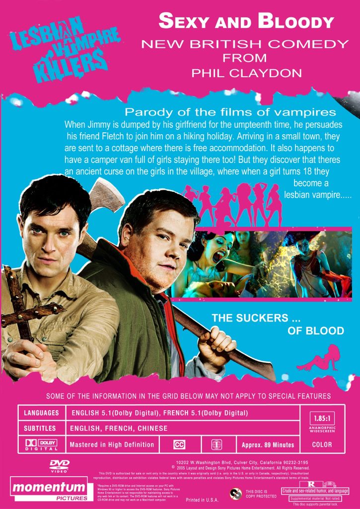 Lesbian Vampire Killers Blu-ray movie collectible [Barcode 5060116724806] - Main Image 2