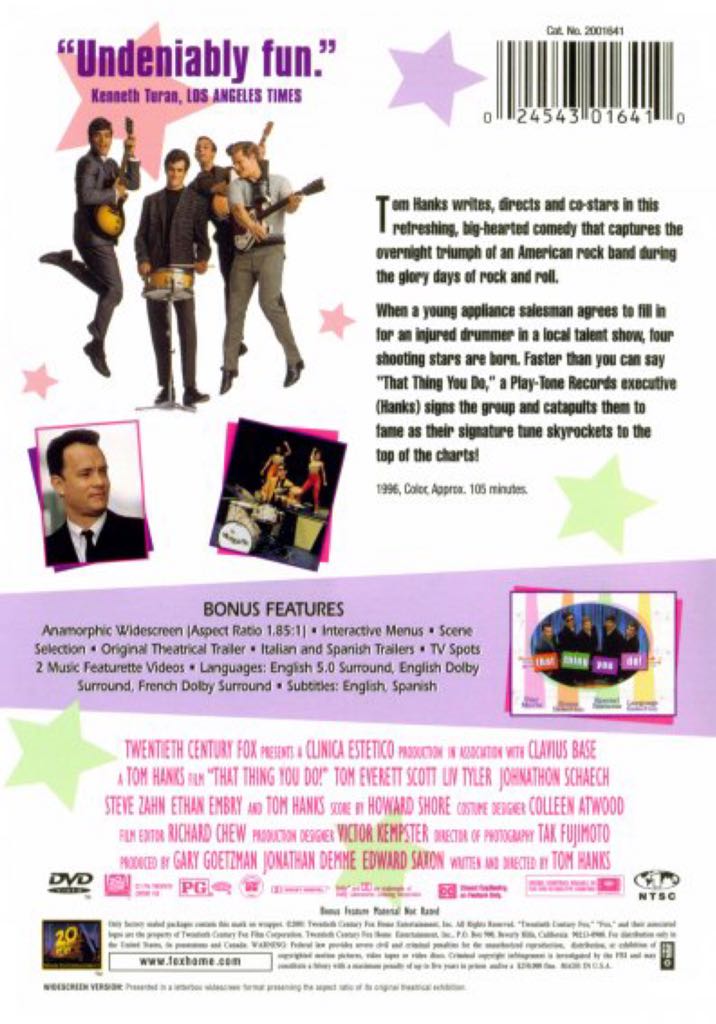 That Thing You Do! Apple TV movie collectible - Main Image 2