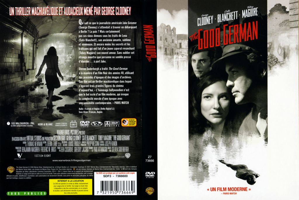The Good German DVD movie collectible [Barcode 085391117490] - Main Image 2