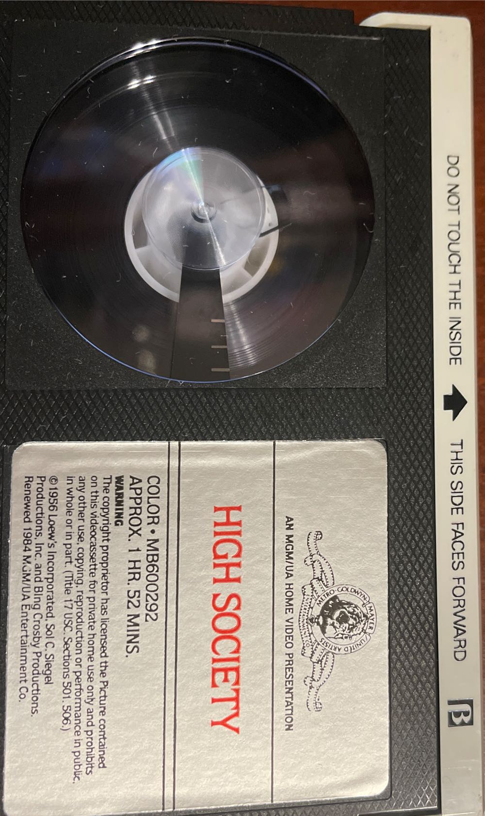 High Society Betamax movie collectible [Barcode 9325336111642] - Main Image 2