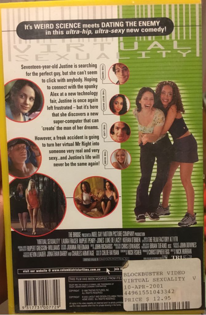 Virtual Sexuality  movie collectible [Barcode 5023940906183] - Main Image 2