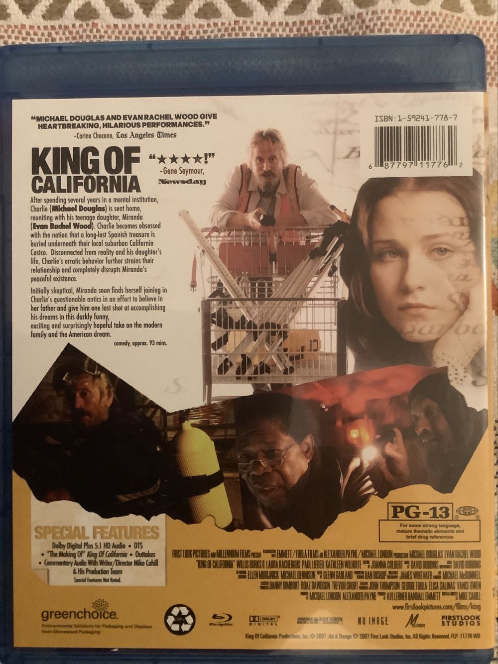 King of California Blu-ray movie collectible [Barcode 687797117762] - Main Image 2