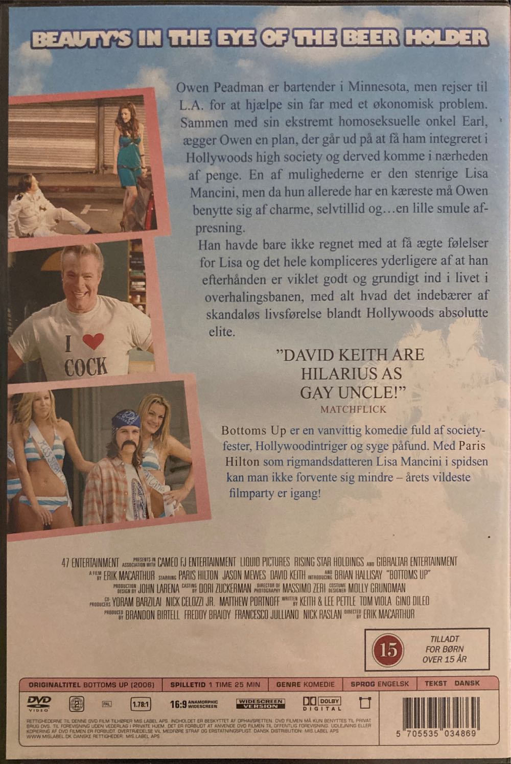 Bottoms Up. B001 DVD movie collectible [Barcode 5705535034869] - Main Image 2