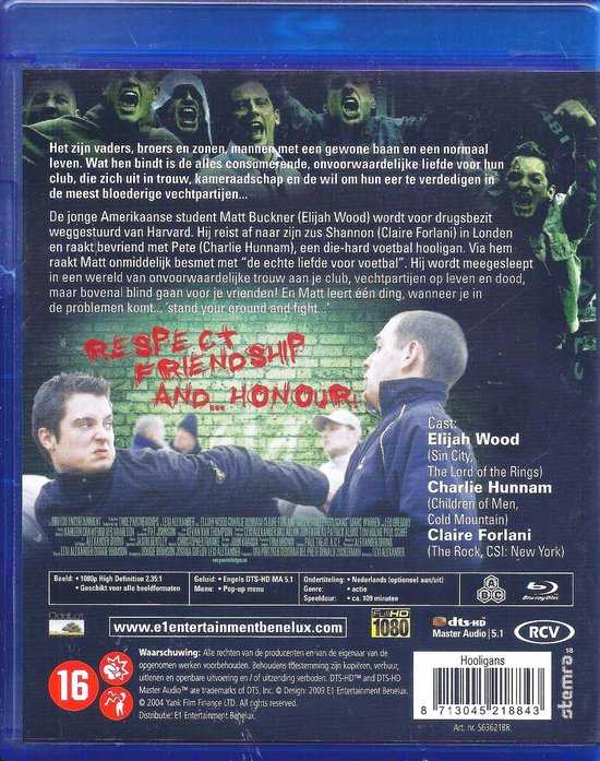 Hooligans Blu-ray movie collectible [Barcode 8713045218843] - Main Image 2