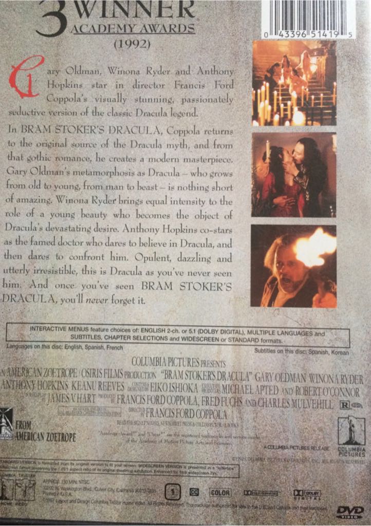 Dracula DVD movie collectible - Main Image 2