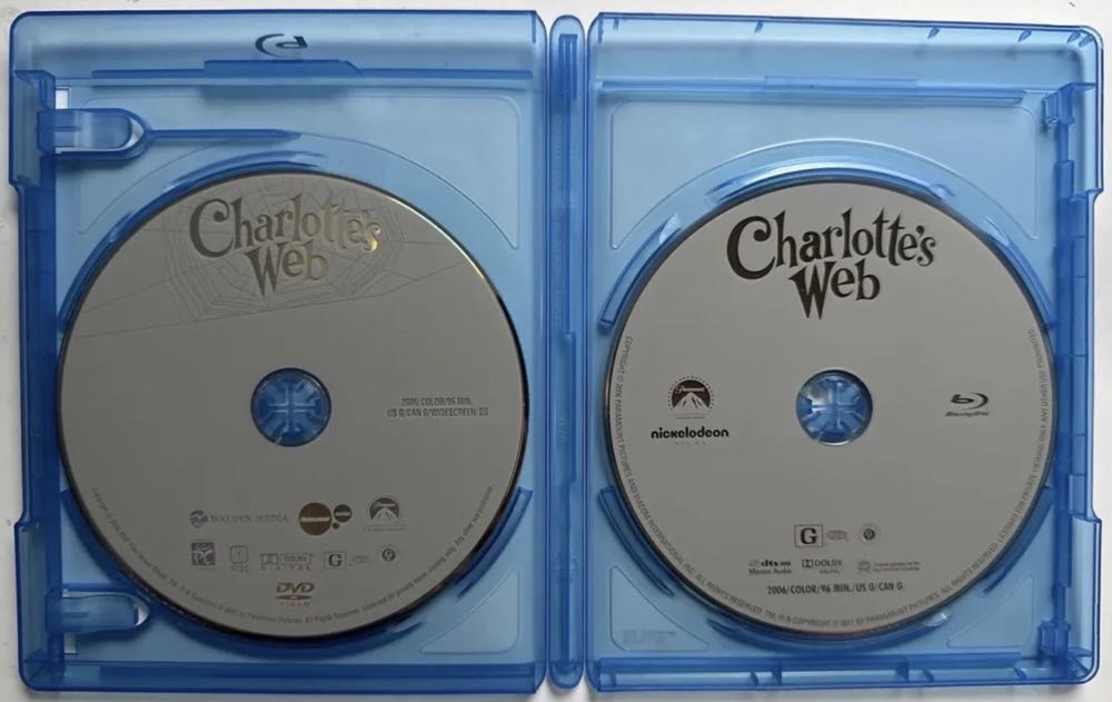 Charlotte’s Web Blu-ray movie collectible [Barcode 883929301898] - Main Image 3
