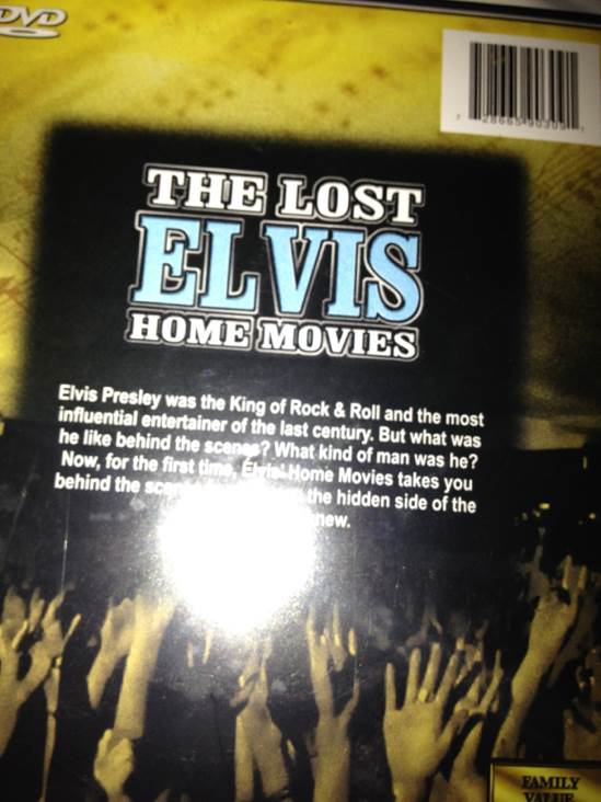 Elvis Home Rare Moments With The King DVD movie collectible [Barcode 728665903091] - Main Image 2