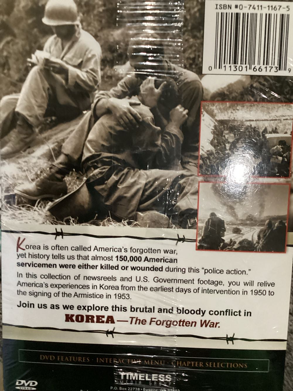 Korea The Forgotten War DVD movie collectible [Barcode 011301661739] - Main Image 2