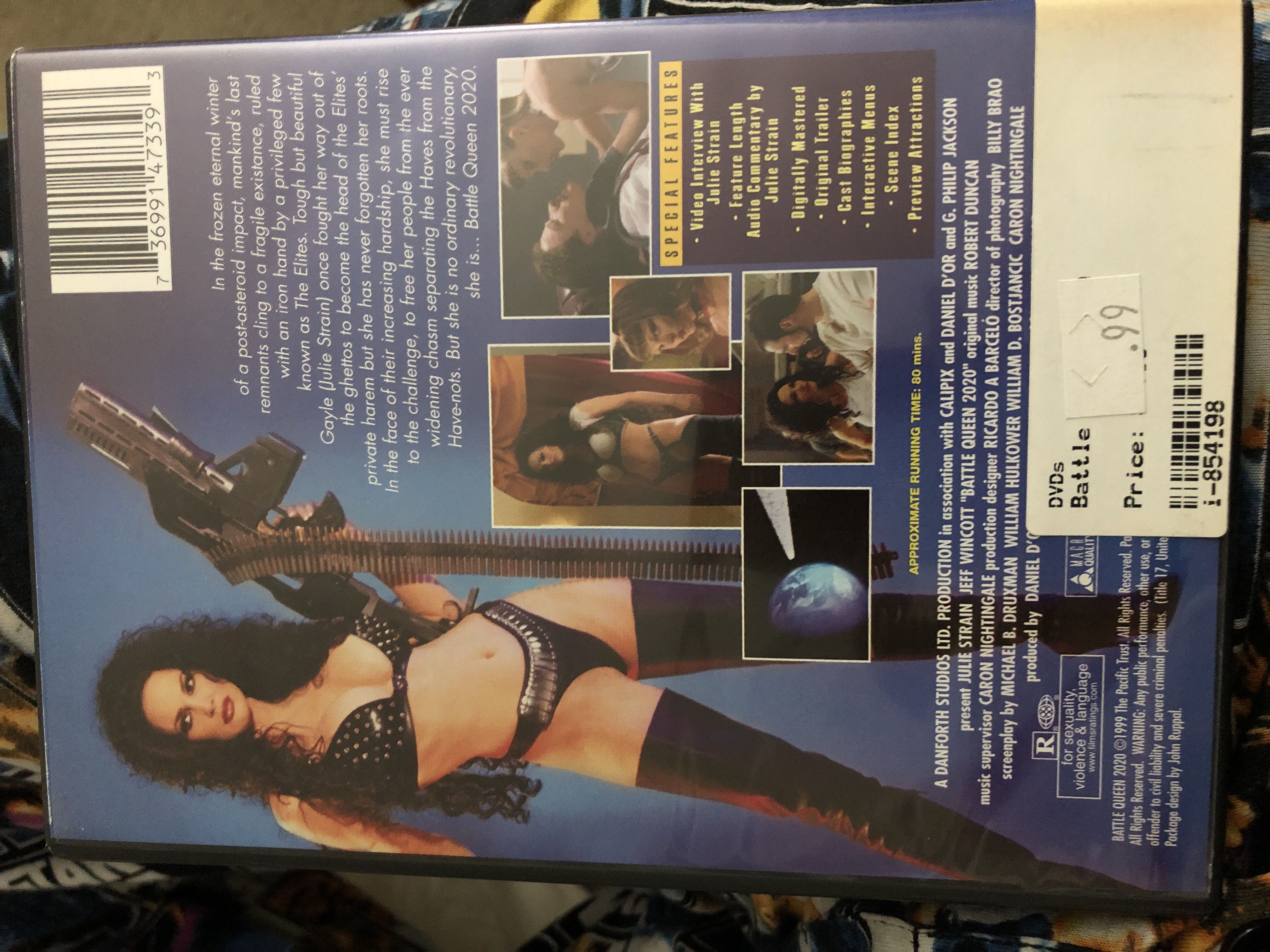 Battle Queen 2020 DVD movie collectible [Barcode 736991473393] - Main Image 2