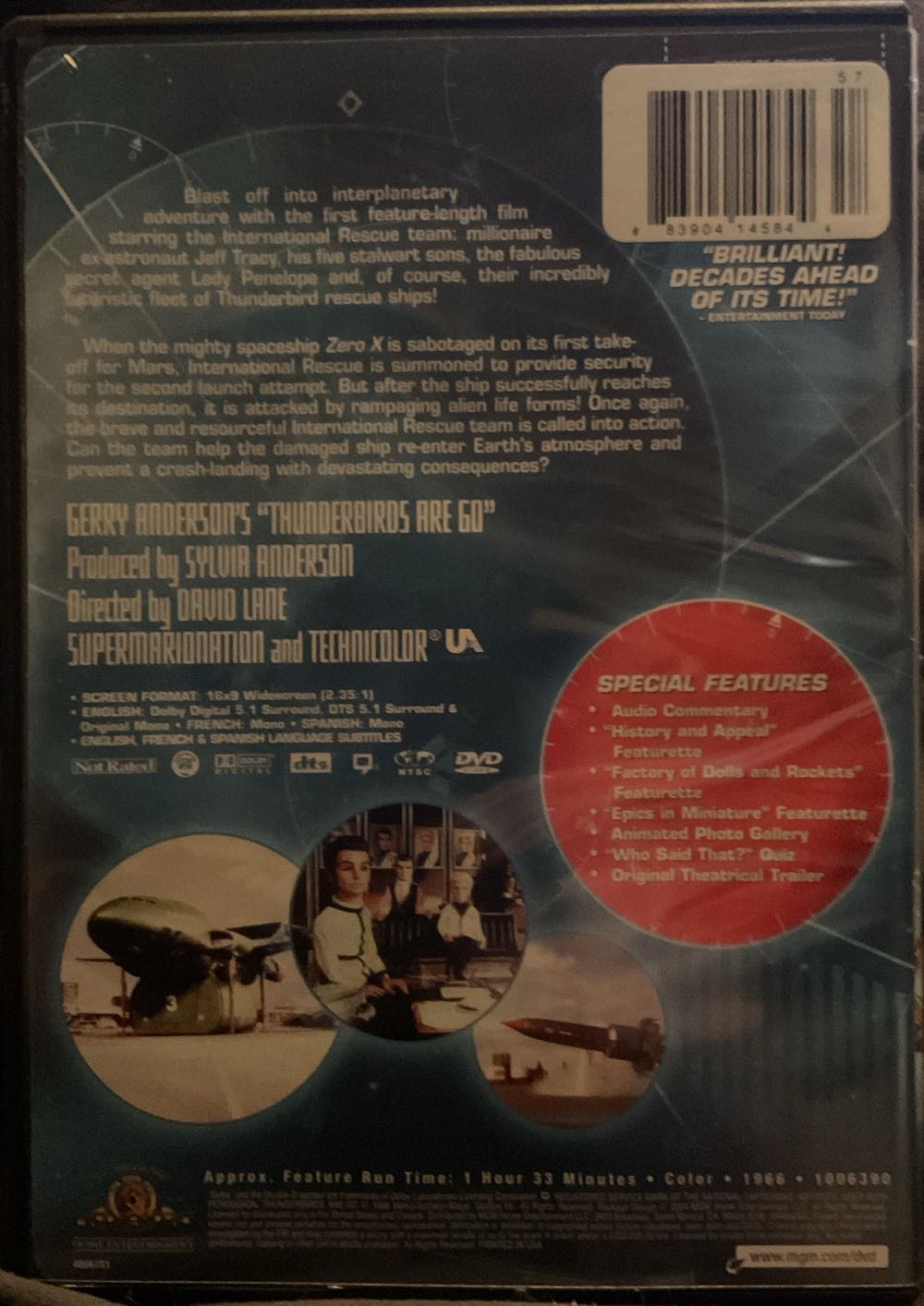 Thunderbirds Are Go DVD movie collectible [Barcode 086162172083] - Main Image 2