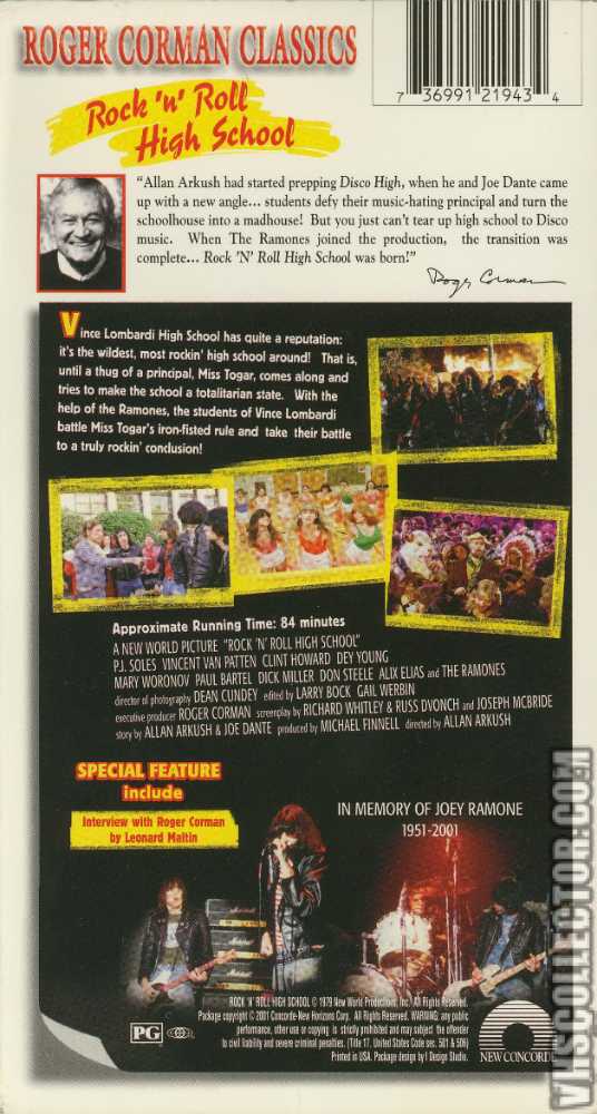 Rock N Roll High School*   DVD movie collectible [Barcode 057373159309] - Main Image 4