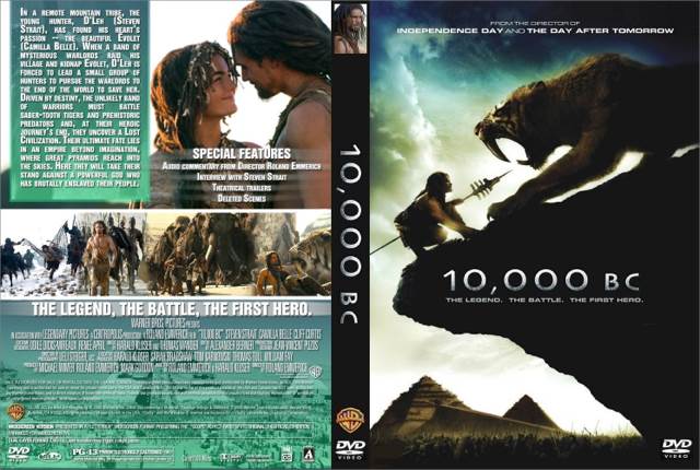 10,000 BC DVD movie collectible [Barcode 7321970216264] - Main Image 2