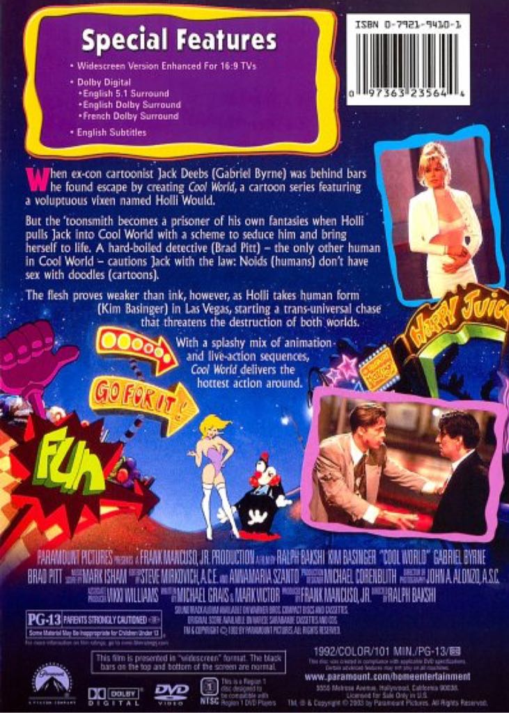 Cool World DVD movie collectible - Main Image 2